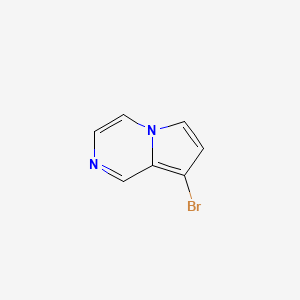 molecular formula C7H5BrN2 B3243695 8-溴吡咯并[1,2-a]吡嗪 CAS No. 158945-75-6