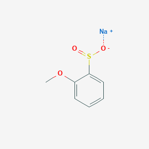 molecular formula C7H7NaO3S B3243700 Sodium 2-methoxybenzene-1-sulfinate CAS No. 15898-40-5