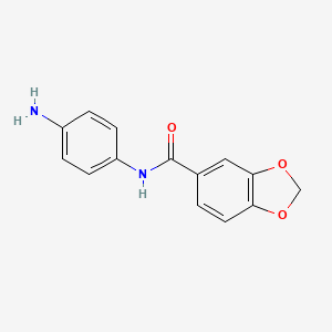 N-(4-Aminophenyl)-1,3-benzodioxole-5-carboxamide