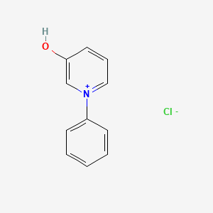 molecular formula C11H10ClNO B3243788 3-Hydroxy-1-phenylpyridinium chloride CAS No. 15941-41-0