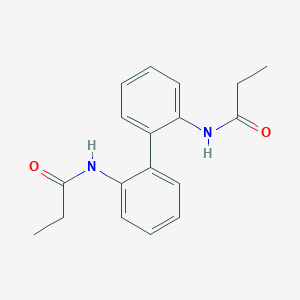 molecular formula C18H20N2O2 B324379 N-[2'-(propionylamino)[1,1'-biphenyl]-2-yl]propanamide 