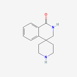 molecular formula C13H16N2O B3243824 2,3-Dihydro-1h-spiro[isoquinoline-4,4'-piperidin]-1-one CAS No. 159634-65-8