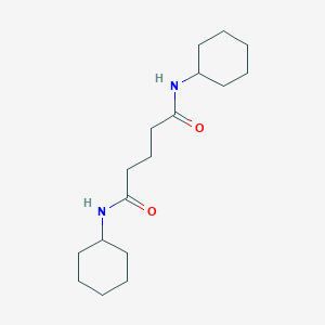 molecular formula C17H30N2O2 B324383 N,N'-dicyclohexylpentanediamide 