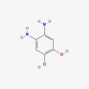 molecular formula C6H8N2O2 B3243845 4,5-Diamino-pyrocatechol CAS No. 159661-41-3