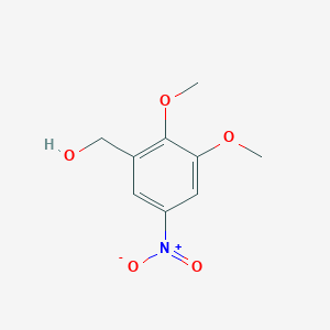 molecular formula C9H11NO5 B3243909 (2,3-Dimethoxy-5-nitrophenyl)methanol CAS No. 159873-66-2