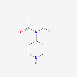 molecular formula C10H20N2O B3243913 N-isopropyl-N-(piperidin-4-yl)acetamide CAS No. 159874-36-9