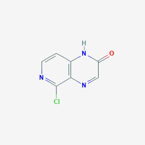 molecular formula C7H4ClN3O B3243949 5-氯吡啶并[3,4-b]吡嗪-2(1H)-酮 CAS No. 1600511-79-2