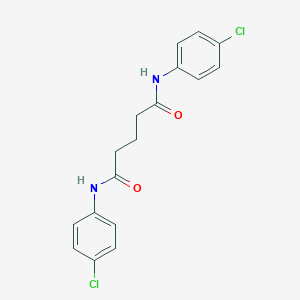 molecular formula C17H16Cl2N2O2 B324395 N,N'-bis(4-chlorophenyl)pentanediamide 