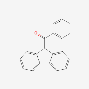 molecular formula C20H14O B3243973 (9H-fluoren-9-yl)(phenyl)methanone CAS No. 1603-73-2