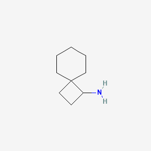 molecular formula C9H17N B3243981 螺[3.5]壬烷-1-胺 CAS No. 1603209-34-2