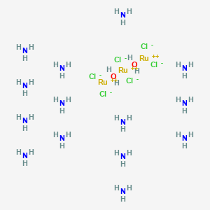 molecular formula Cl6H46N14O2Ru3 B032440 Ammoniated ruthenium oxychloride CAS No. 11103-72-3