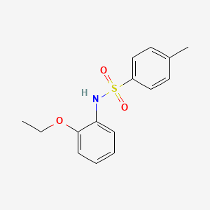 molecular formula C15H17NO3S B3244023 N-(2-ethoxyphenyl)-4-methylbenzenesulfonamide CAS No. 160878-28-4