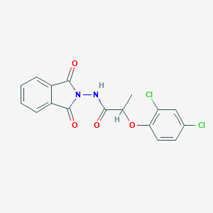 molecular formula C17H12Cl2N2O4 B324404 2-(2,4-dichlorophenoxy)-N-(1,3-dioxo-1,3-dihydro-2H-isoindol-2-yl)propanamide 