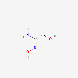 molecular formula C3H8N2O2 B3244049 (2S)-N,2-Dihydroxypropanimidamide CAS No. 1609388-55-7