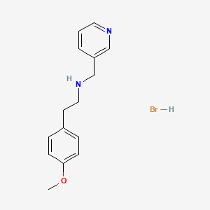molecular formula C15H19BrN2O B3244071 [2-(4-Methoxyphenyl)ethyl](3-pyridinylmethyl)amine hydrobromide CAS No. 1609399-80-5