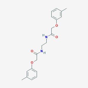 molecular formula C20H24N2O4 B324411 2-(3-methylphenoxy)-N-(2-{[(3-methylphenoxy)acetyl]amino}ethyl)acetamide 