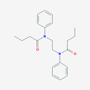 molecular formula C22H28N2O2 B324416 N-[2-(butyrylanilino)ethyl]-N-phenylbutanamide 