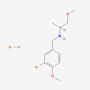 N-(3-bromo-4-methoxybenzyl)-1-methoxy-2-propanamine hydrobromide
