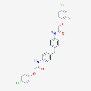 2-(4-chloro-2-methylphenoxy)-N-[4-(4-{[(4-chloro-2-methylphenoxy)acetyl]amino}benzyl)phenyl]acetamide