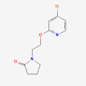 1-(2-((4-Bromopyridin-2-yl)oxy)ethyl)pyrrolidin-2-one