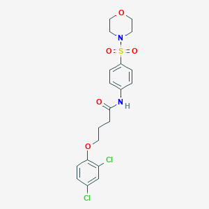4-(2,4-dichlorophenoxy)-N-[4-(4-morpholinylsulfonyl)phenyl]butanamide