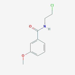 molecular formula C10H12ClNO2 B3244273 N-(2-氯乙基)-3-甲氧基苯甲酰胺 CAS No. 161194-75-8