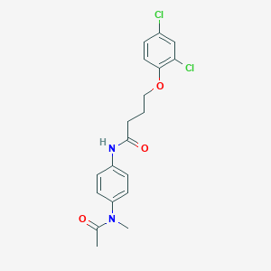 molecular formula C19H20Cl2N2O3 B324435 N-{4-[acetyl(methyl)amino]phenyl}-4-(2,4-dichlorophenoxy)butanamide 