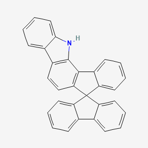 molecular formula C31H19N B3244353 Spiro[9H-fluorene-9,7'(12'H)-indeno[1,2-a]carbazole] CAS No. 1615703-28-0