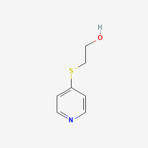 molecular formula C7H9NOS B3244360 2-(Pyridin-4-ylsulfanyl)-ethanol CAS No. 161604-55-3