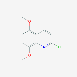 molecular formula C11H10ClNO2 B3244391 2-Chloro-5,8-dimethoxyquinoline CAS No. 161648-77-7