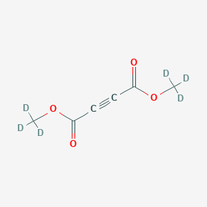 molecular formula C6H6O4 B3244438 2-Butynedioic acid, 1,4-di(methyl-d3) ester CAS No. 16199-24-9