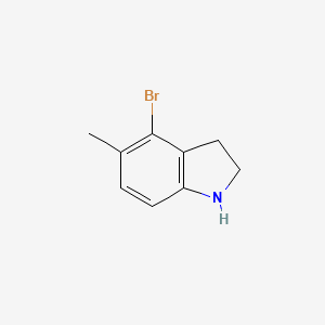 molecular formula C9H10BrN B3244472 4-溴-5-甲基吲哚 CAS No. 162100-98-3