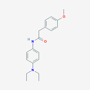 molecular formula C19H24N2O2 B324451 N-[4-(diethylamino)phenyl]-2-(4-methoxyphenyl)acetamide 