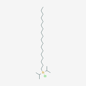 molecular formula C24H51ClSi B3244575 Silane,chlorobis(1-methylethyl)octadecyl- CAS No. 162578-85-0