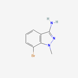 molecular formula C8H8BrN3 B3244581 1H-Indazol-3-amine, 7-bromo-1-methyl- CAS No. 1626335-95-2