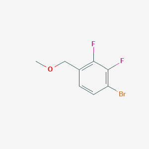 molecular formula C8H7BrF2O B3244602 1-Bromo-2,3-difluoro-4-(methoxymethyl)benzene CAS No. 162744-57-2