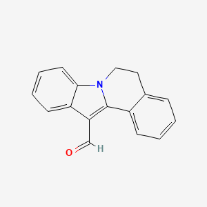 molecular formula C17H13NO B3244620 5,6-Dihydroindolo[2,1-a]isoquinoline-12-carbaldehyde CAS No. 162851-60-7