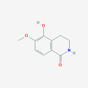 molecular formula C10H11NO3 B3244624 5-Hydroxy-6-methoxy-3,4-dihydroisoquinolin-1(2H)-one CAS No. 1628638-80-1