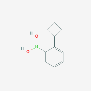 molecular formula C10H13BO2 B3244651 (2-Cyclobutylphenyl)boronic acid CAS No. 1629184-01-5