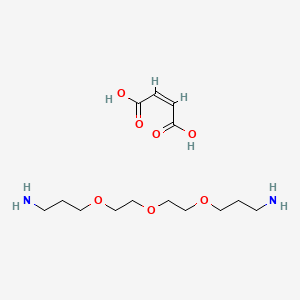 molecular formula C14H28N2O7 B3244656 1-Propanamine, 3,3'-[oxybis(2,1-ethanediyloxy)]bis-, (2Z)-2-butenedioate (1:2) CAS No. 1629579-82-3
