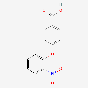 molecular formula C13H9NO5 B3244677 4-(2-Nitrophenoxy)benzoic acid CAS No. 16309-46-9