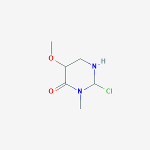 B3244713 2-Chloro-5-methoxy-3-methyltetrahydropyrimidin-4(1H)-one CAS No. 1632285-99-4