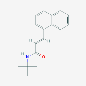 molecular formula C17H19NO B324474 N-(tert-butyl)-3-(1-naphthyl)acrylamide 
