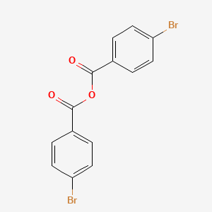 molecular formula C14H8Br2O3 B3244752 4-Bromobenzoic anhydride CAS No. 1633-33-6