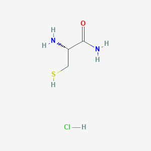 Propanamide, 2-amino-3-mercapto-, hydrochloride (1:1), (2R)-