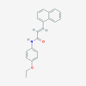 molecular formula C21H19NO2 B324482 N-(4-ethoxyphenyl)-3-(1-naphthyl)acrylamide 