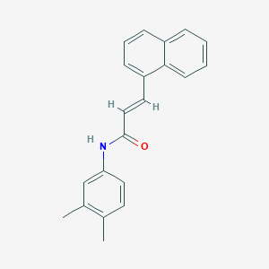 molecular formula C21H19NO B324484 N-(3,4-dimethylphenyl)-3-(1-naphthyl)acrylamide 