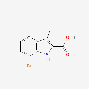 molecular formula C10H8BrNO2 B3244841 7-Bromo-3-methyl-1h-indole-2-carboxylic acid CAS No. 16381-49-0