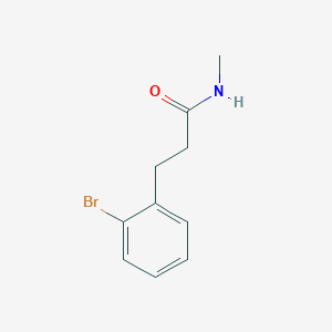 molecular formula C10H12BrNO B3244842 3-(2-Bromo-phenyl)-N-methyl-propionamide CAS No. 163810-49-9
