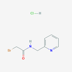 molecular formula C8H10BrClN2O B3244844 2-Bromo-N-(2-pyridinylmethyl)acetamide hydrochloride CAS No. 1638221-28-9